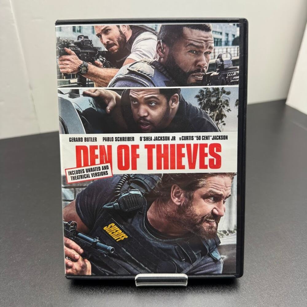 Den of Thieves (DVD, 2017) Lionsgate Gerard Butler Curtis 50 Cent Jackson